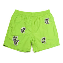 Load image into Gallery viewer, C$ Yellow/Neon Green Swim Trunks
