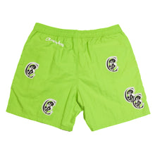 Load image into Gallery viewer, C$ Yellow/Neon Green Swim Trunks
